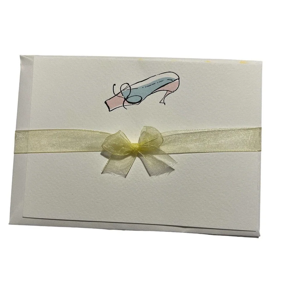 Marcel Schurman Letterpress Collection Blank Note Cards Ladies Shoe 12 sets